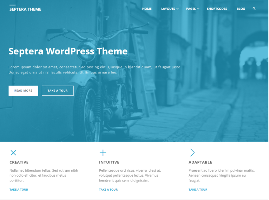 Septera WordPress Theme